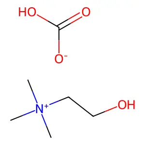 Choline bicarbonate structure