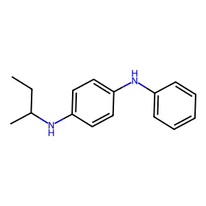 1,4-Benzenediamine, N1-(1-methylpropyl)-N4-phenyl- structure