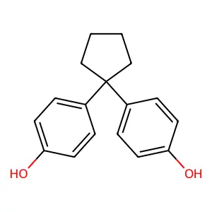 4,4'-Cyclopentylidenebis(phenol) structure