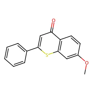 4H-1-Benzothiopyran-4-one, 7-methoxy-2-phenyl- structure