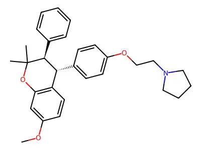 Ormeloxifene structure