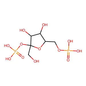 Fructose 2,6-diphosphate structure