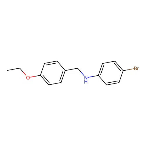 4-bromo-N-(4-ethoxybenzyl)aniline structure