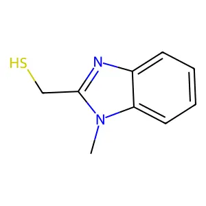 (1-methyl-1H-1,3-benzodiazol-2-yl)methanethiol structure