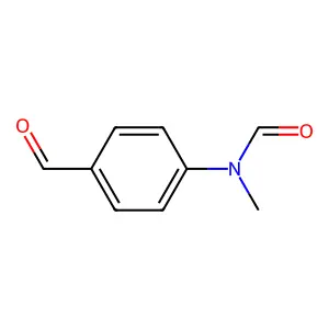 Formamide, N-(4-formylphenyl)-N-methyl- structure