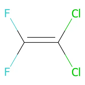 1,1-Dichloro-2,2-difluoroethene structure