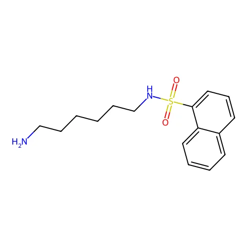 N-(6-Aminohexyl)-1-naphthalenesulfonamide structure
