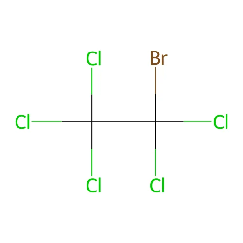 Bromopentachloroethane structure