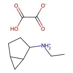 N-Bicyclo(3.1.0)hex-2-ylethylamine oxalate structure