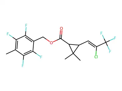 Tefluthrin structure
