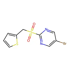 2-(2-Thenyl)sulfonyl-5-bromopyrimidine structure