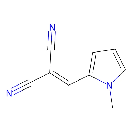 Malononitrile, (1-methylpyrrol-2-ylmethylene)- structure