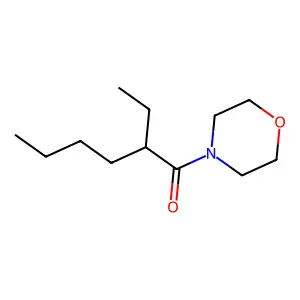 2-Ethyl-1-(4-morpholinyl)-1-hexanone structure