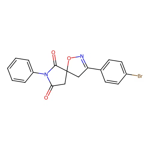 3-(4-Bromophenyl)-7-phenyl-1-oxa-2,7-diazaspiro[4.4]non-2-ene-6,8-dione structure
