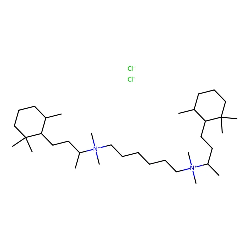 Triclobisonium Chloride structure
