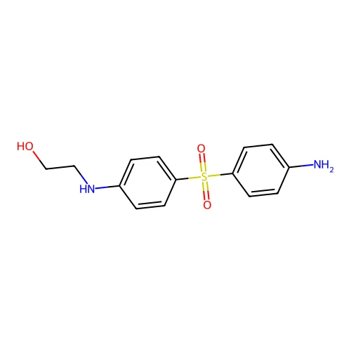 2-p-Sulfanilylanilinoethanol structure