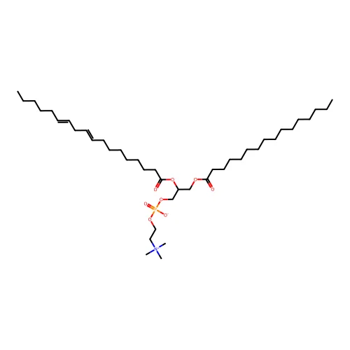 1,2-Diacyl-sn-glycero-3-phosphocholine structure