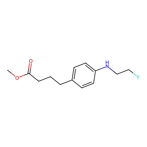 Methyl 4-[4-(2-fluoroethylamino)phenyl]butanoate structure