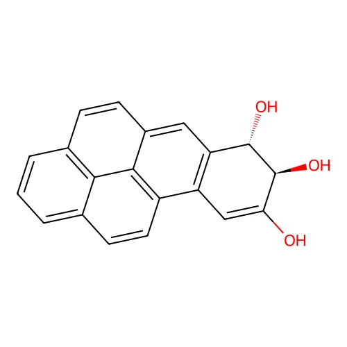 (7s,8r)-7,8-Dihydrobenzo[pqr]tetraphene-7,8,9-triol structure