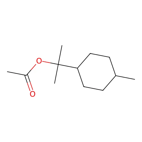 Dihydroterpinyl acetate structure