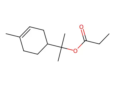 Terpinyl propionate structure