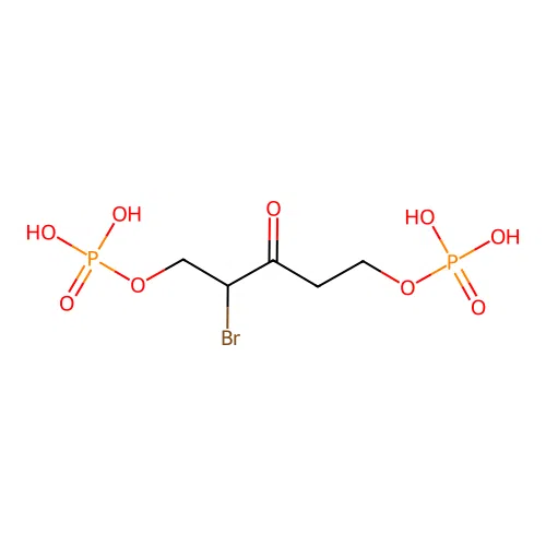 2-Bromo-1,5-dihydroxy-3-pentanone 1,5-bisphosphate structure
