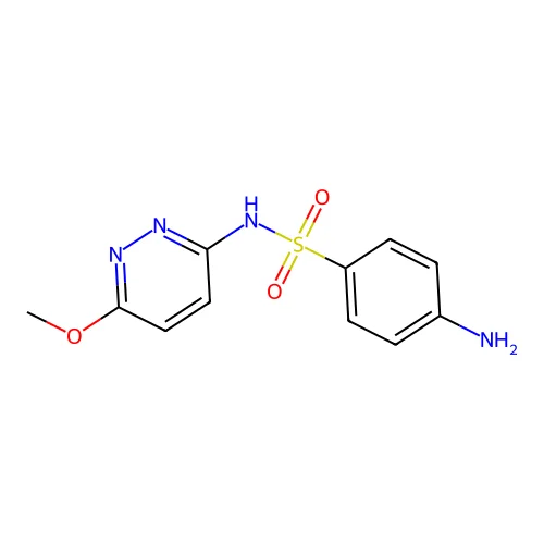 Sulfamethoxypyridazine structure