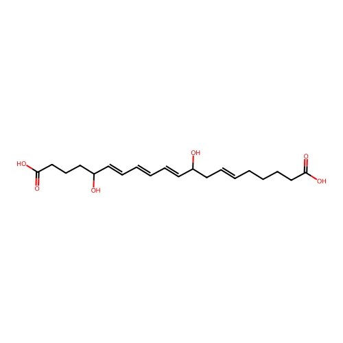 20-Cooh-ltb4 structure