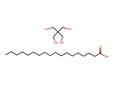 2,2-Bis(hydroxymethyl)-1,3-propanediol octadecanoate structure
