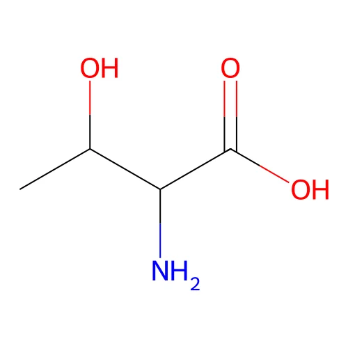 2-Amino-3-hydroxybutanoic acid structure