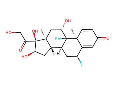 Fluocinolone structure
