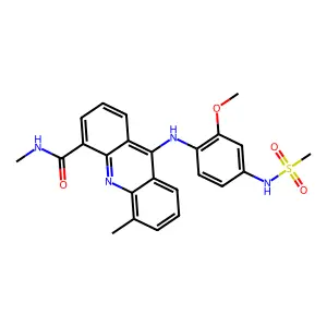 Asulacrine structure