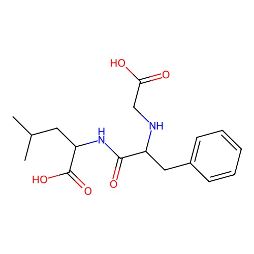 2-[[2-(Carboxymethylamino)-3-phenylpropanoyl]amino]-4-methylpentanoic acid structure