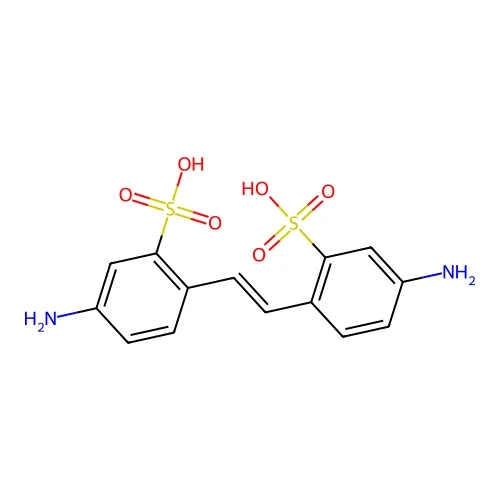 Diaminostilbenedisulfonic acid structure