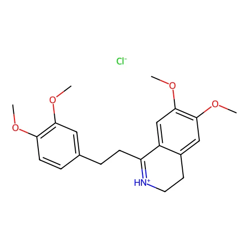 Homodihydropapaverine hydrochloride structure