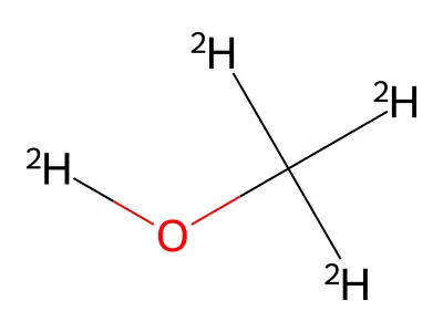 Methanol-D4 structure