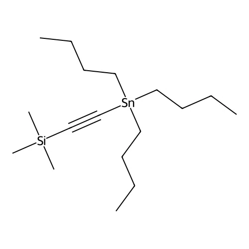 Trimethyl((tributylstannyl)ethynyl)silane structure