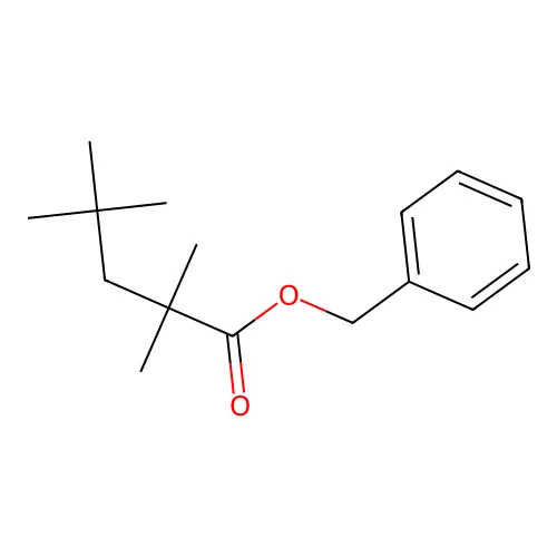 Benzyl-2,2,4,4-tetramethylpentanoate structure
