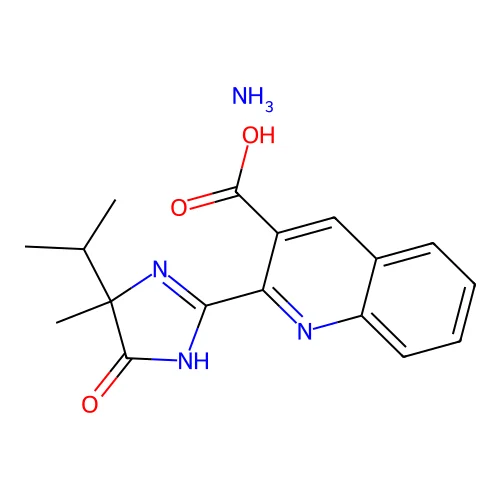 Imazaquin, monoammonium salt structure