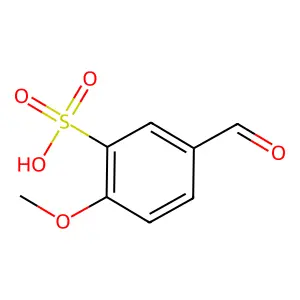 5-Formyl-2-methoxybenzenesulfonic acid structure