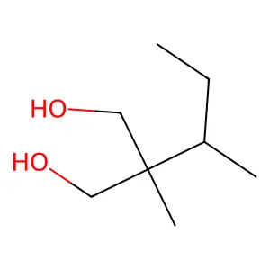 1,3-Propanediol, 2-methyl-2-(1-methylpropyl)- structure