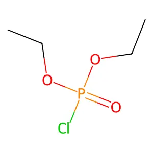 Diethyl chlorophosphate structure