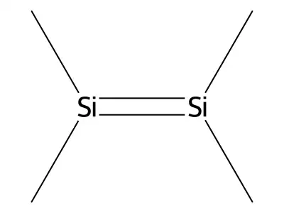 Sym-Tetramethyldisilane structure