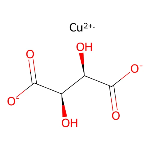 Cupric tartrate structure