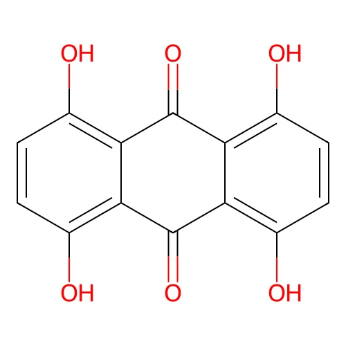 1,4,5,8-Tetrahydroxy-9,10-anthracenedione structure