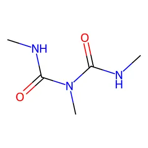 1,3-Dimethyl-1-(methylcarbamoyl)urea structure