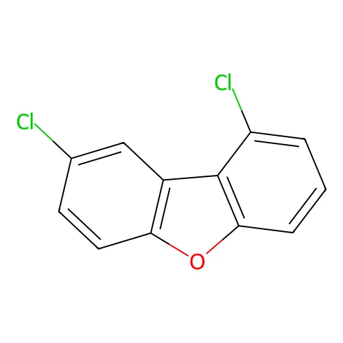 1,8-Dichlorodibenzofuran structure