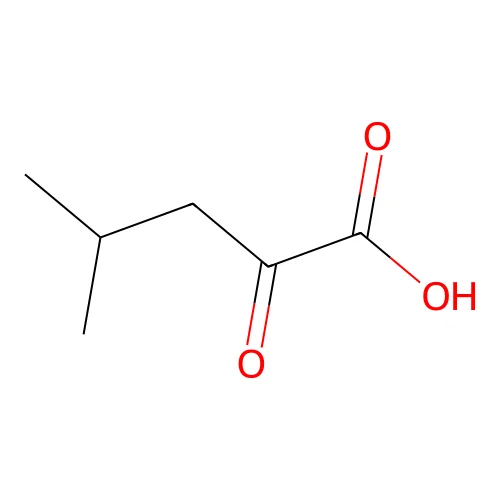 4-Methyl-2-oxovaleric acid structure