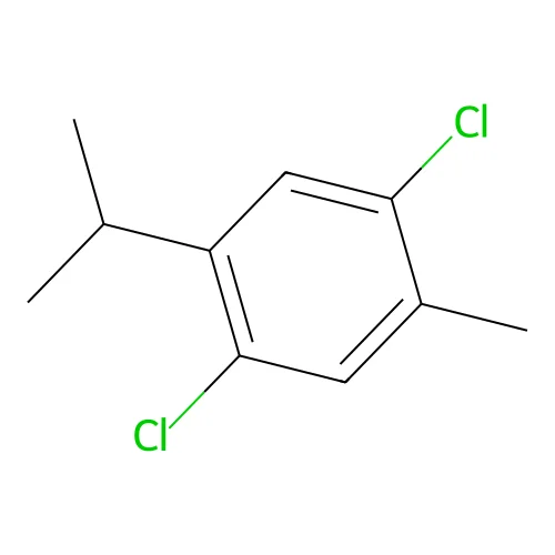 Benzene, 1,4-dichloro-2-methyl-5-(1-methylethyl)- structure