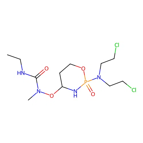 1-[[2-[bis(2-chloroethyl)amino]-2-oxo-1,3,2 structure
